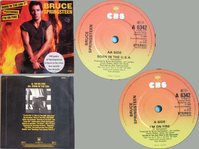 Bruce Springsteen - I'M ON FIRE / BORN IN THE USA
